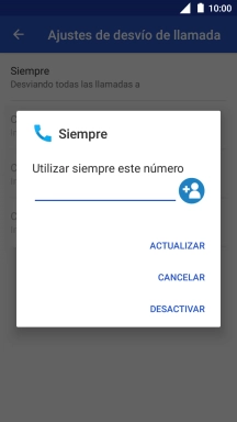 Pulsa DESACTIVAR.