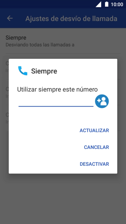 Pulsa DESACTIVAR.