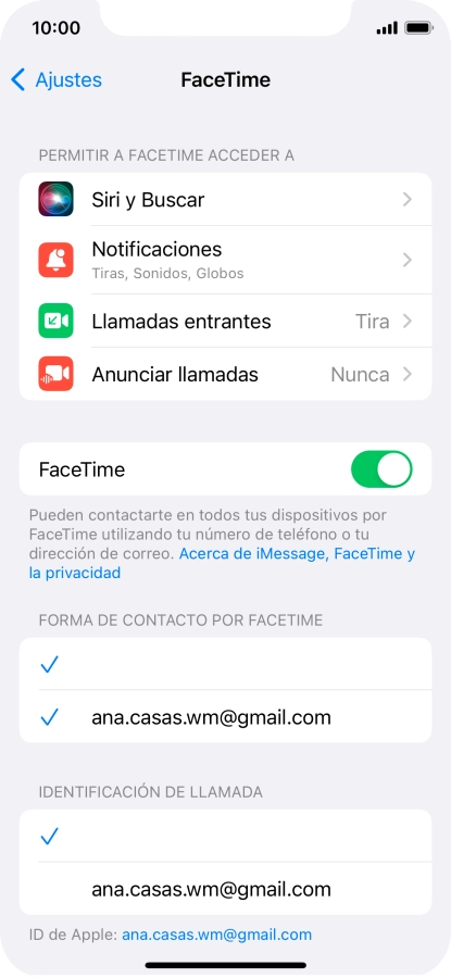 Pulsa el indicador junto a 