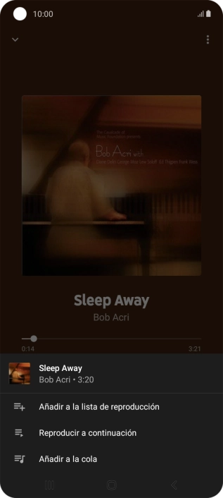 Pulsa Añadir a lista de reproducción.