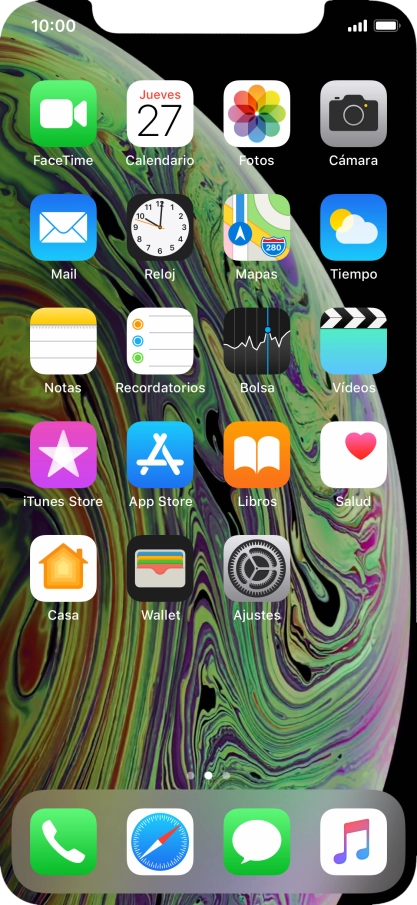 Pulsa Ajustes. Pulsa Ajustes.