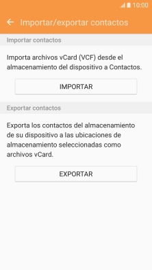 Pulsa IMPORTAR.