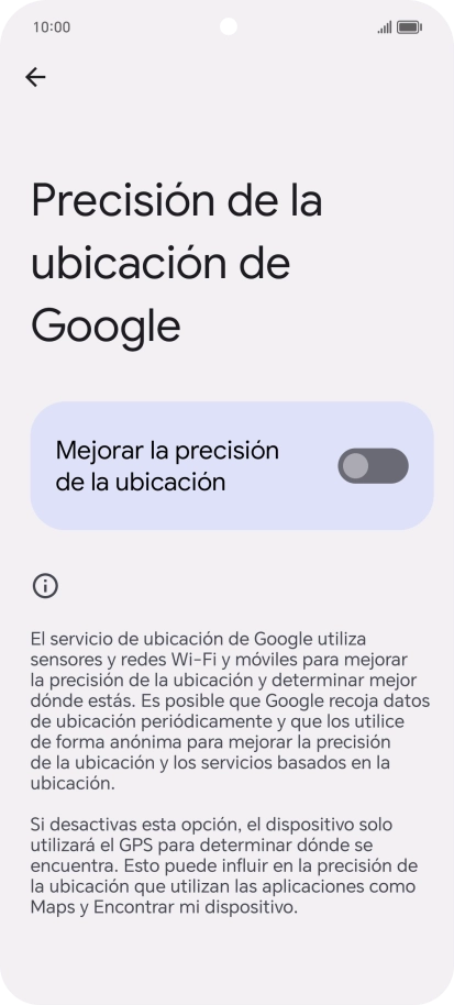 Si pulsas el indicador junto a 
