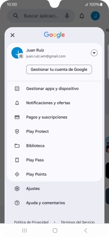 Pulsa Gestionar apps y dispositivo.