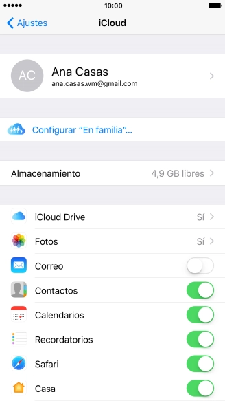 Pulsa iCloud Drive.