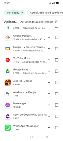 Pulsa la app deseada.