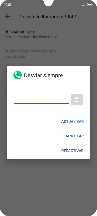 Pulsa DESACTIVAR.