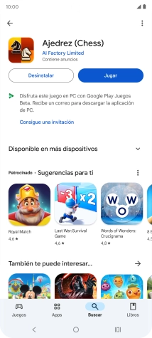 Pulsa la tecla de inicio para terminar y regresar a la pantalla de inicio.