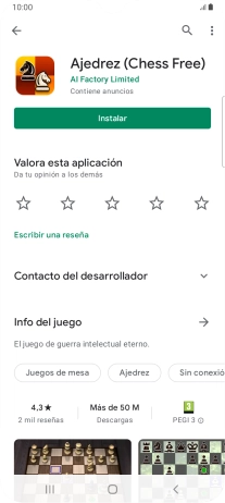 Pulsa la tecla de inicio para terminar y regresar a la pantalla de inicio.