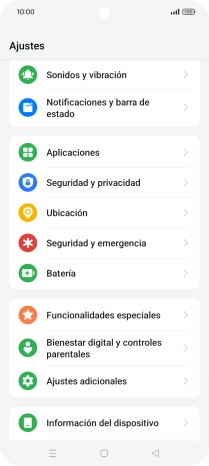 Pulsa Seguridad y privacidad.