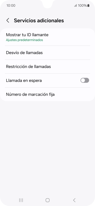 Pulsa Desvío de llamadas.