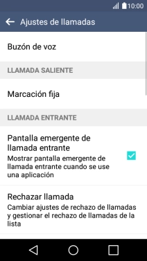 Pulsa Marcación fija.