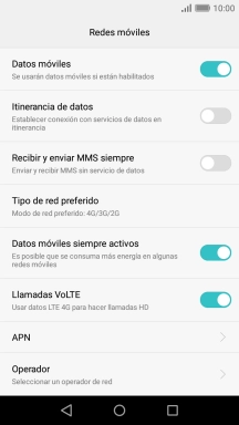 Pulsa el indicador junto a 