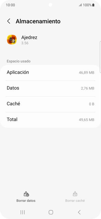 Pulsa la tecla de inicio para terminar y regresar a la pantalla de inicio.