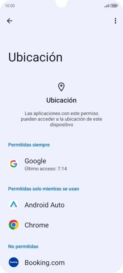 Pulsa la app deseada.