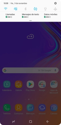 Pulsa el icono de ajustes.