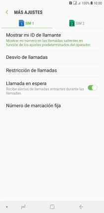 Pulsa la tarjeta SIM deseada.
