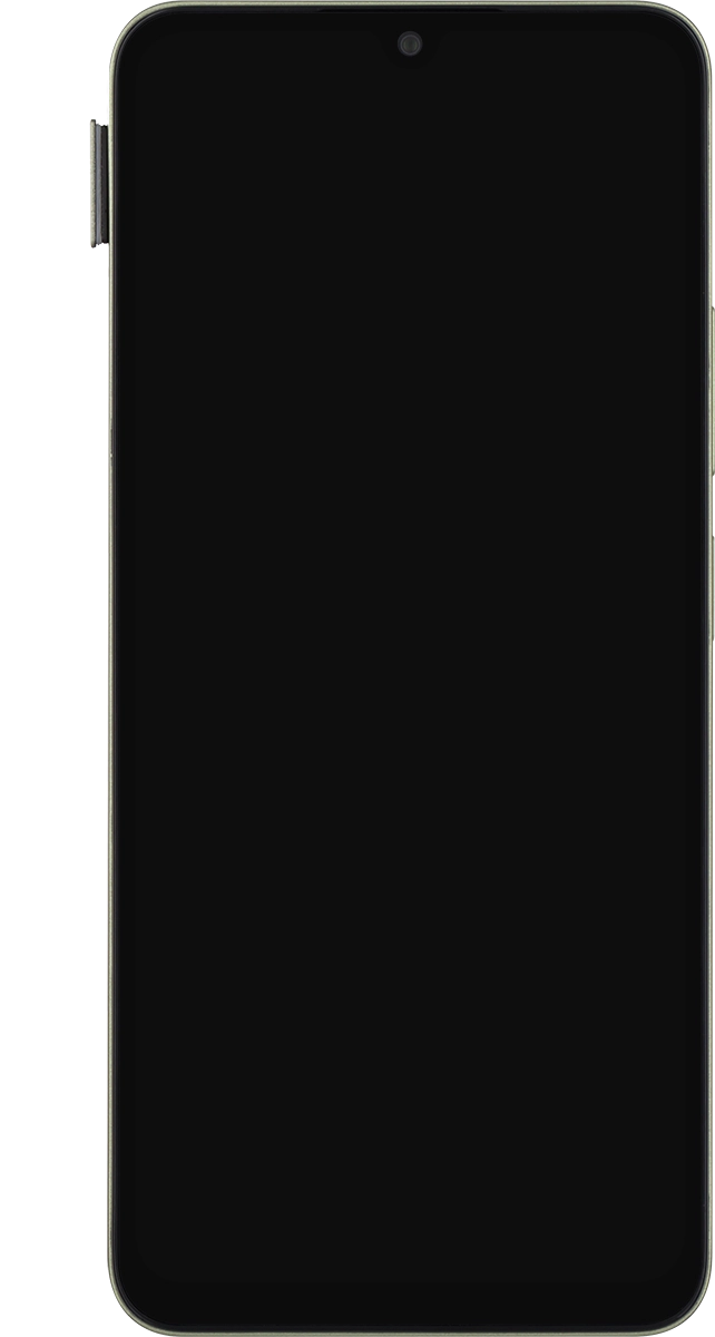 Retira el contenedor de tarjetas del teléfono.