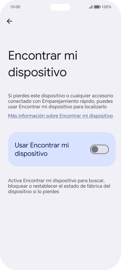 Pulsa el indicador junto a 