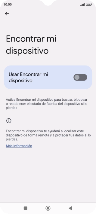 Pulsa el indicador junto a 