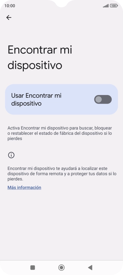 Pulsa el indicador junto a 