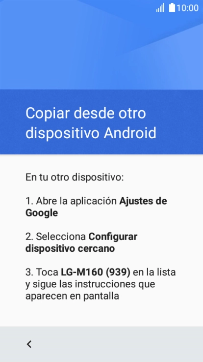 Sigue las indicaciones de la pantalla para conectar ambos teléfonos por NFC. Sigue las indicaciones de la pantalla del otro teléfono para confirmar la conexión con tu teléfono.