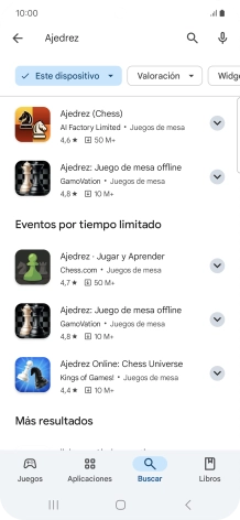 Pulsa la app deseada.