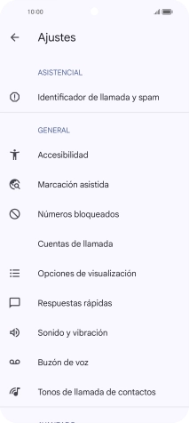Pulsa Cuentas de llamada.