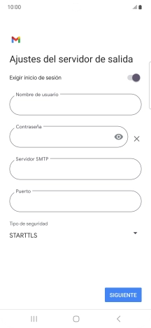 Pulsa el indicador junto a 