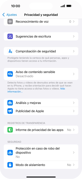 Pulsa Aviso de contenido sensible.