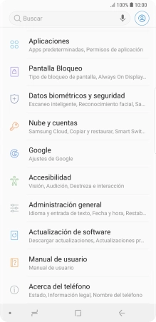 Pulsa Actualización de software.