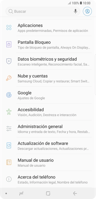 Pulsa Actualización de software.