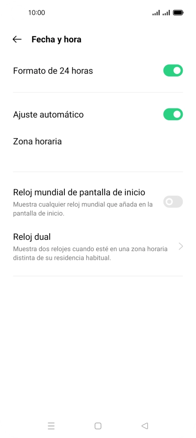 Pulsa la tecla de inicio para terminar y regresar a la pantalla de inicio.