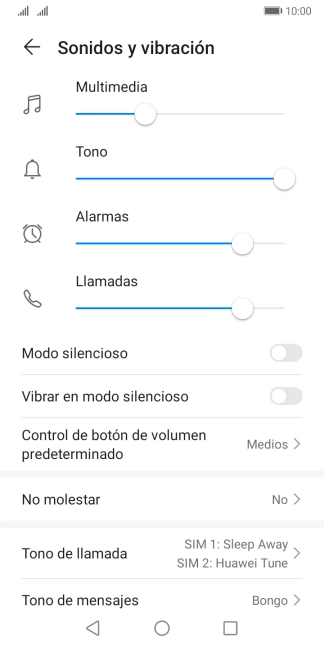 Pulsa la tecla de inicio para terminar y regresar a la pantalla de inicio.