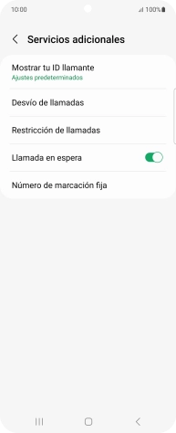 Pulsa Desvío de llamadas.