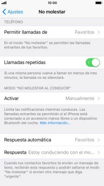 Pulsa el indicador junto a 