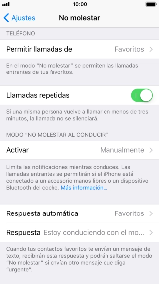 Pulsa el indicador junto a 