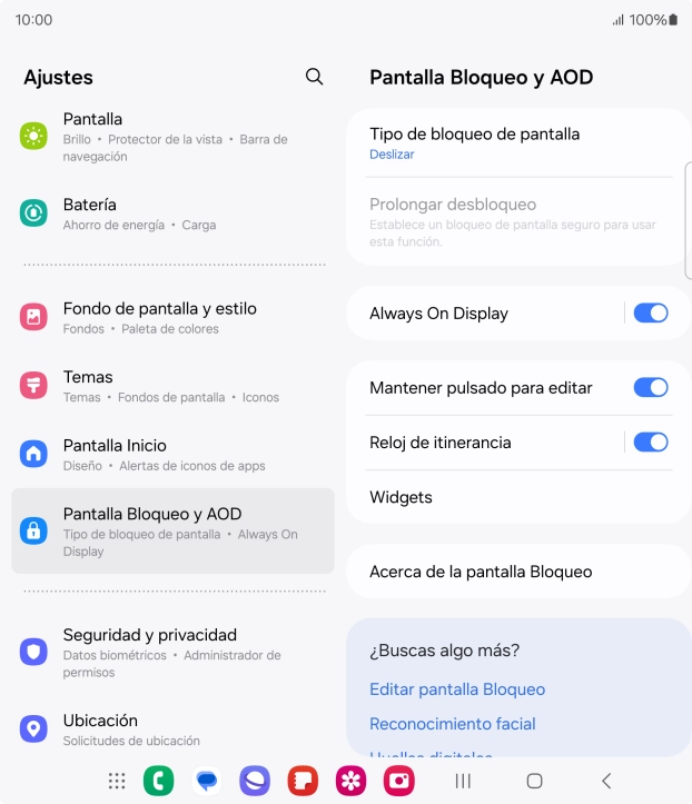 Pulsa Tipo de bloqueo de pantalla.