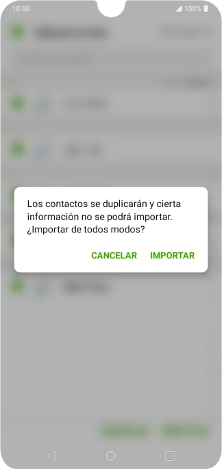 Pulsa IMPORTAR.