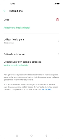 Pulsa la tecla de retroceso.