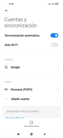 Pulsa el indicador junto a 