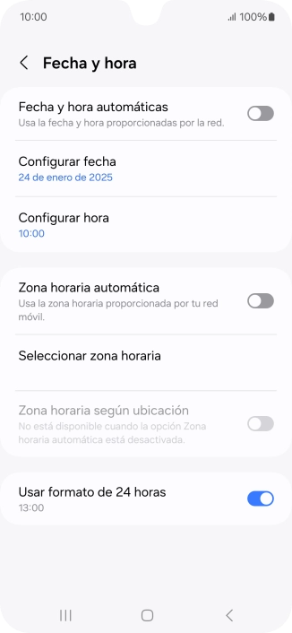 Pulsa el indicador junto a 