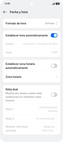 Pulsa el indicador junto a 