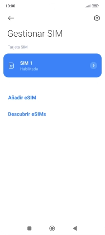 Pulsa Añadir eSIM.