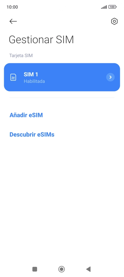 Pulsa Añadir eSIM.