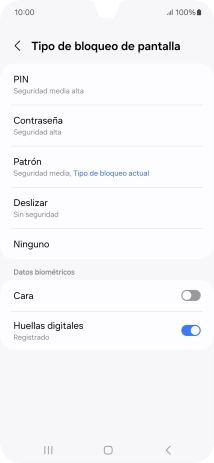 Pulsa Ninguno.