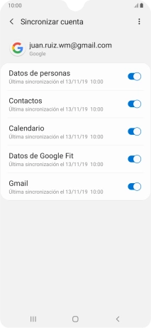 Pulsa la tecla de inicio para terminar y regresar a la pantalla de inicio.