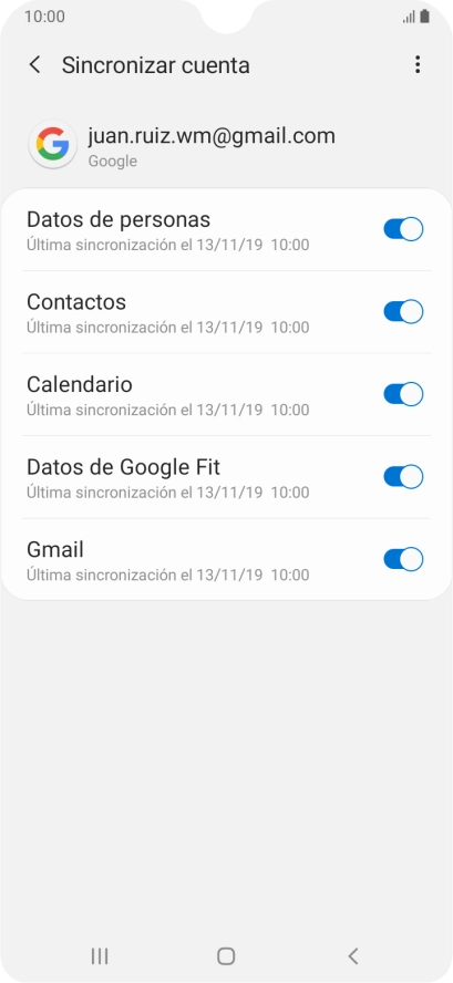 Pulsa la tecla de inicio para terminar y regresar a la pantalla de inicio.