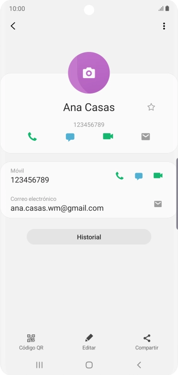 Pulsa el icono de realizar llamadas. Pulsa el icono de realizar llamadas.