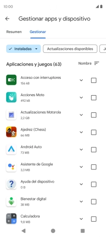 Pulsa la app deseada.